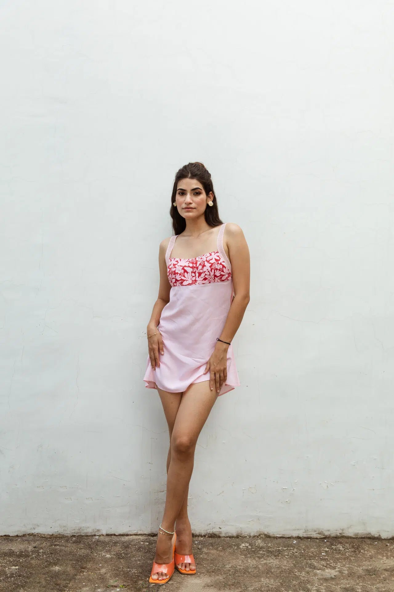 AURA PRINTED MINI DRESS