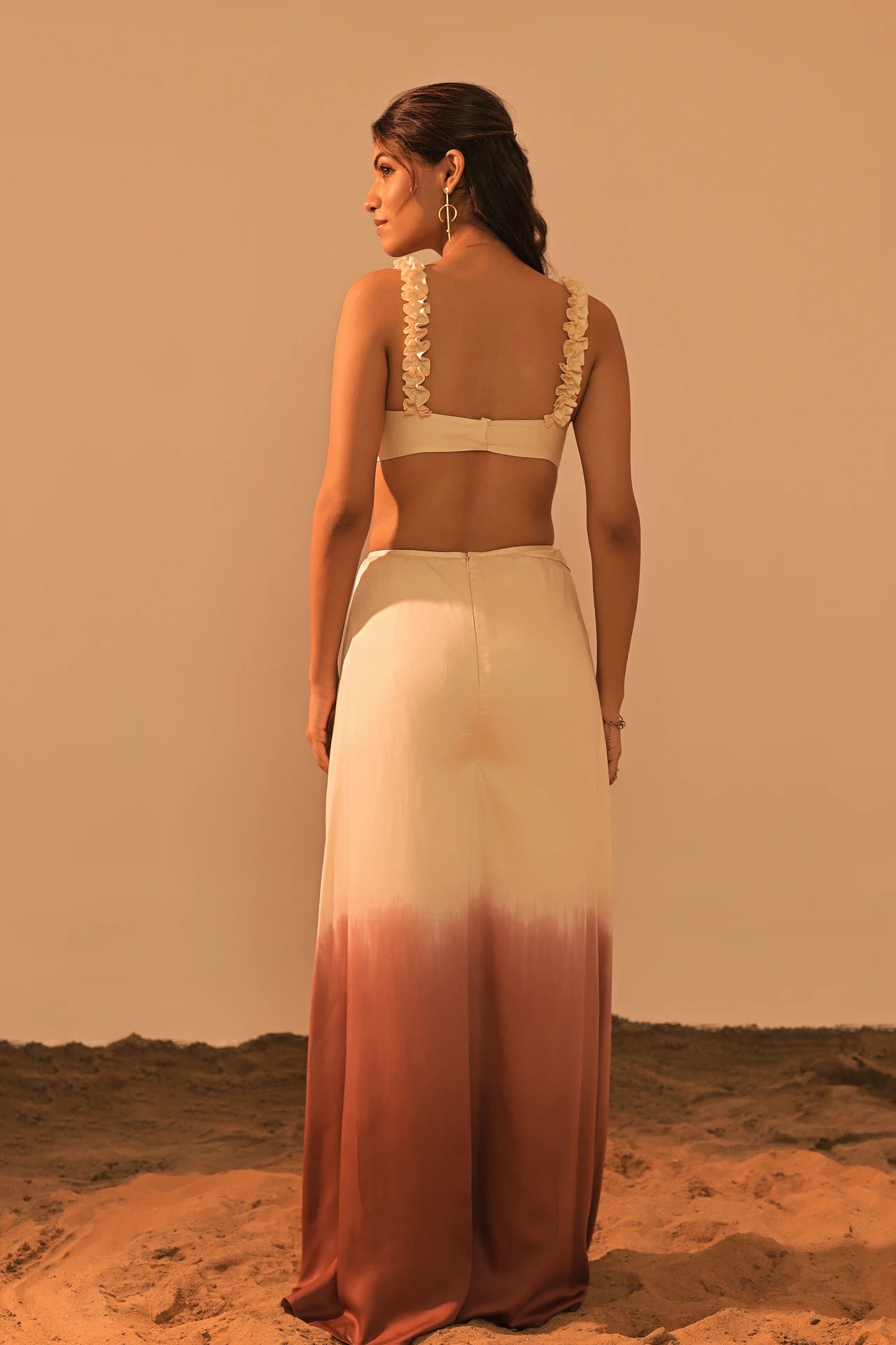 ARI RUFFLE CROP TOP