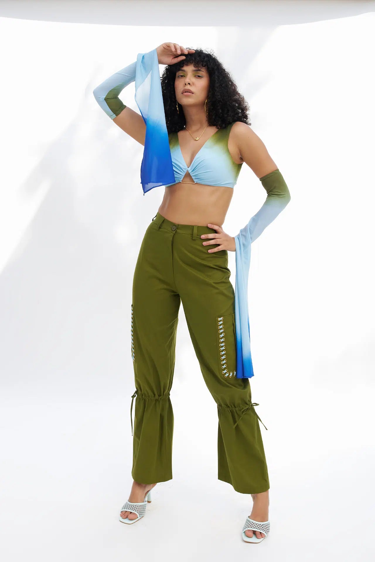 CANDI OMBRE TRIANGLE TOP