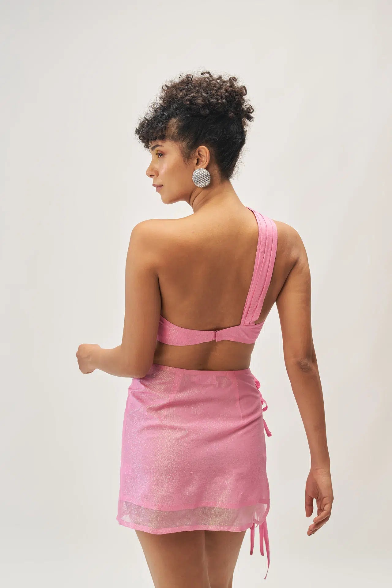 MISHA LUREX TIE UP SKIRT