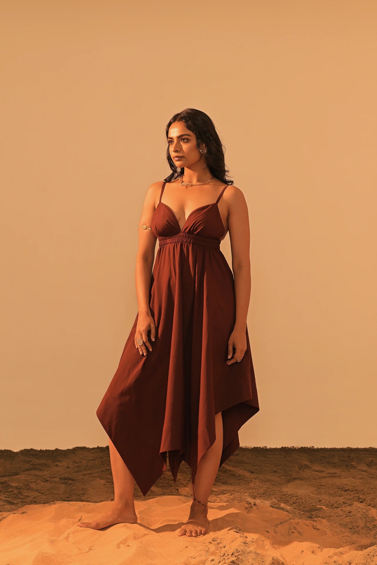 ADORA HANDKERCHIEF DRESS