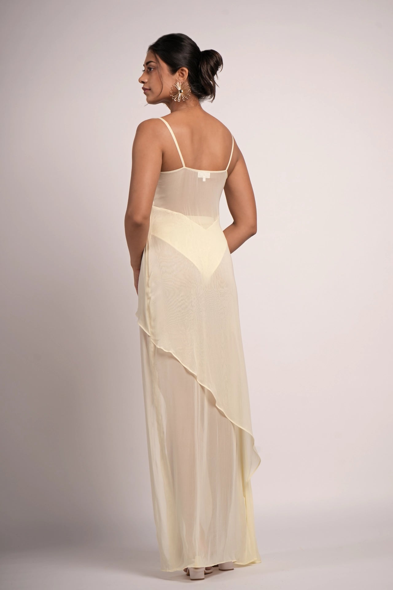 ALBA SHEER MAXI DRESS (BIKINI BRIEF INCLUDED)