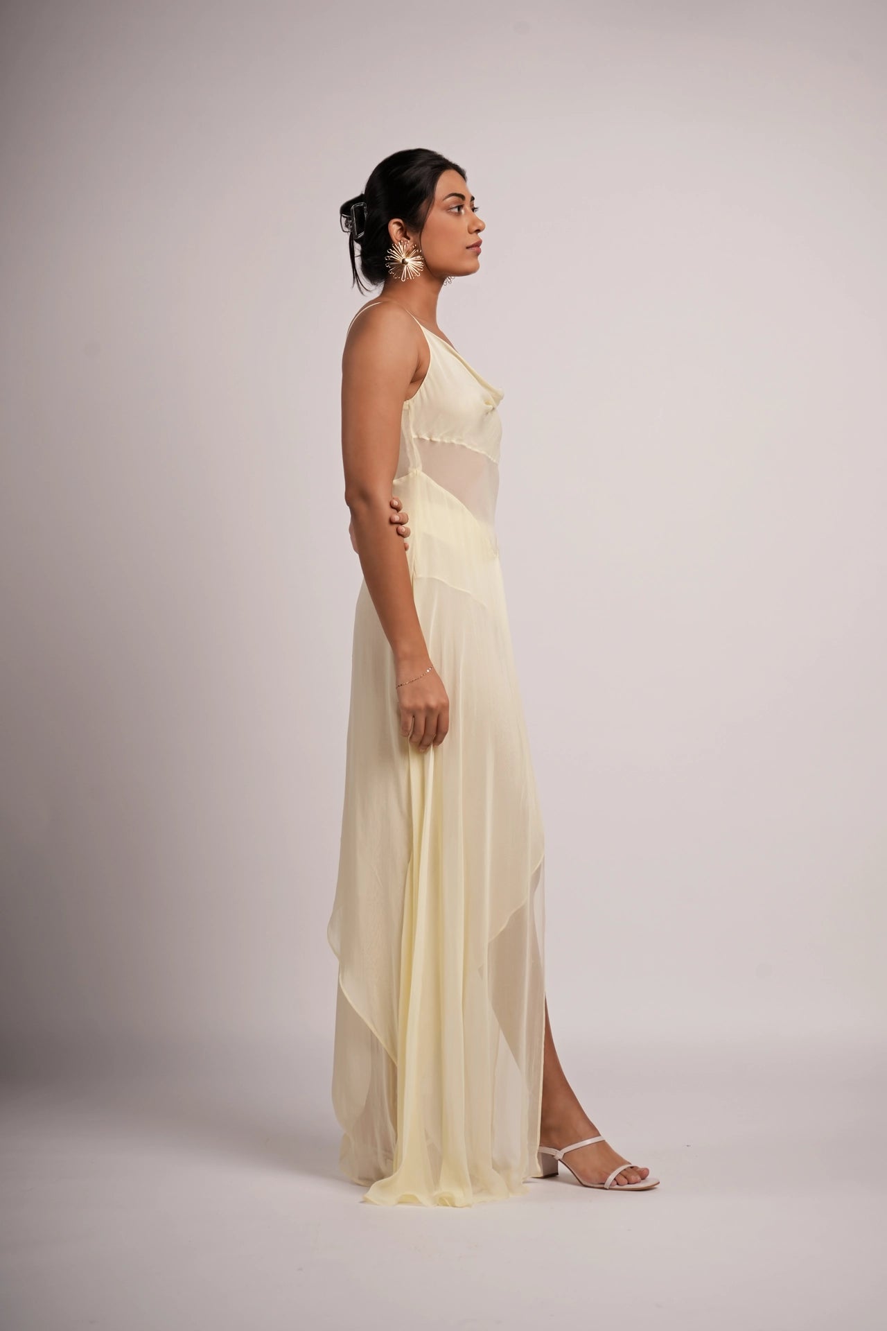 ALBA SHEER MAXI DRESS (BIKINI BRIEF INCLUDED)