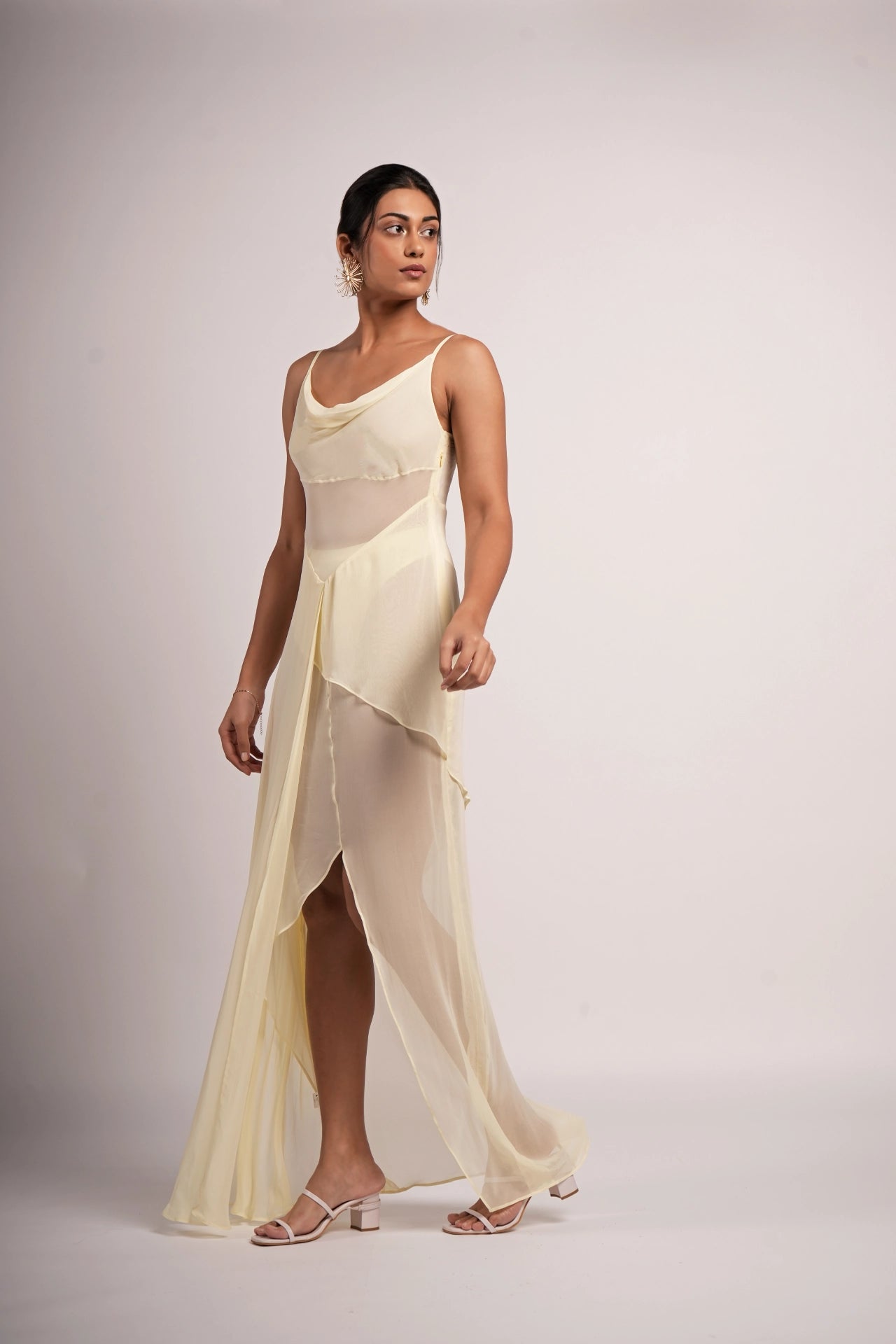 ALBA SHEER MAXI DRESS (BIKINI BRIEF INCLUDED)