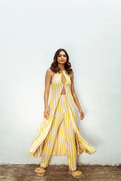 CLEO MAXI PRINTED TOP