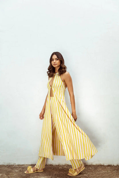 CLEO MAXI PRINTED TOP