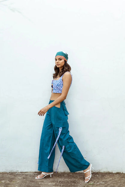 RITZ PRINTED CROP TOP