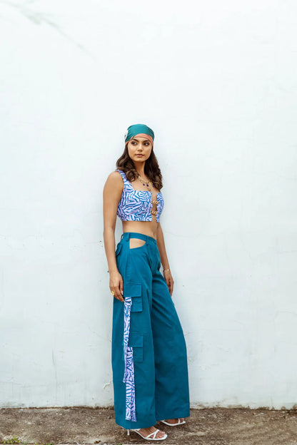 RITZ PRINTED CROP TOP