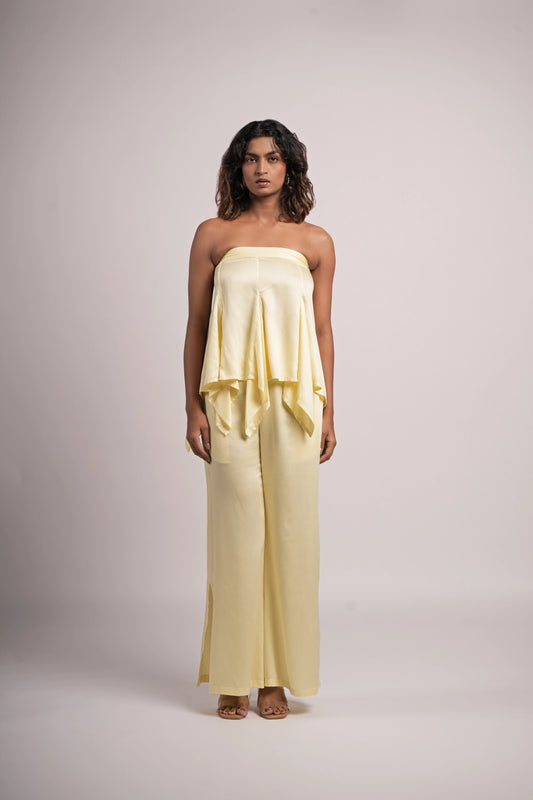 ALINA BUTTER YELLOW CO-ORD SET