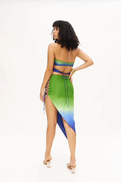 KATY CRISS-CROSS OMBRE TOP