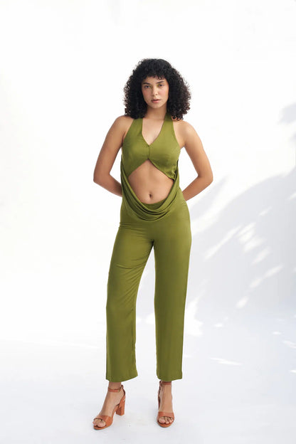 SIENNA COWL JUMPSUIT
