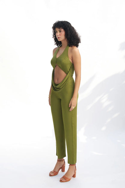 SIENNA COWL JUMPSUIT