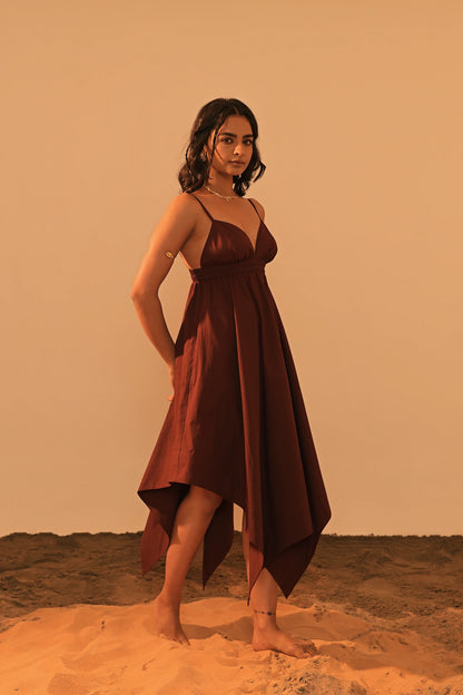 ADORA HANDKERCHIEF DRESS