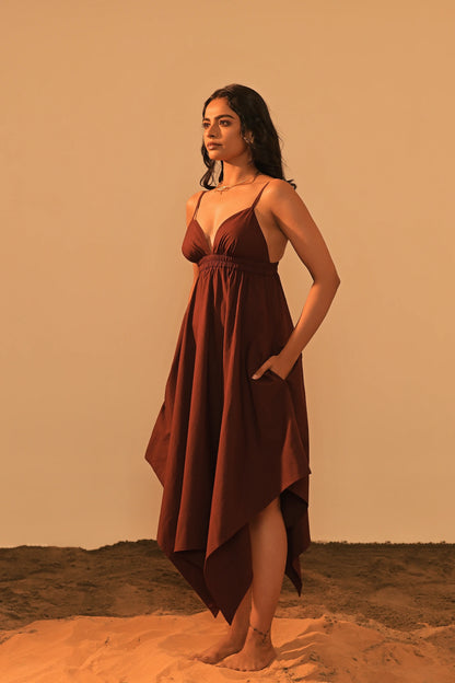 ADORA HANDKERCHIEF DRESS