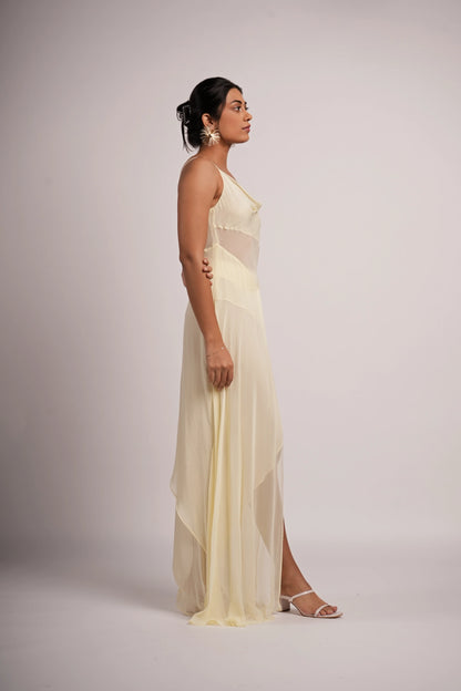 ALBA SHEER MAXI DRESS (BIKINI BRIEF INCLUDED)